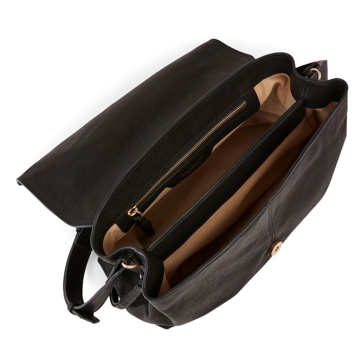 Crossbody GM Leather Bag | Black- Product image n°3