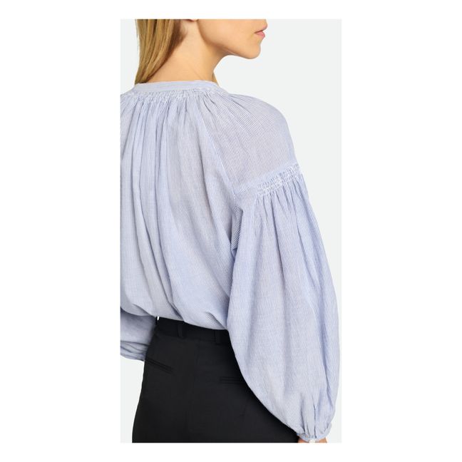 Gestreifte Bluse Nipoa | Blau