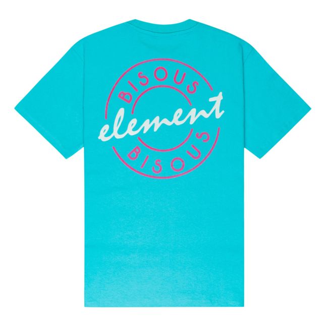 Camiseta Le Cercle Element X Bisous | Azul