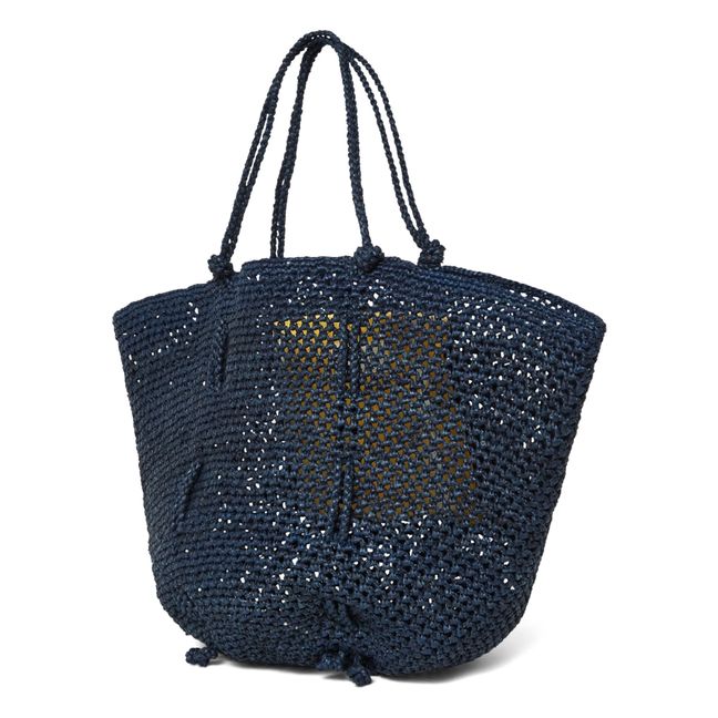 Cap Large Lacy Bag | Midnight blue