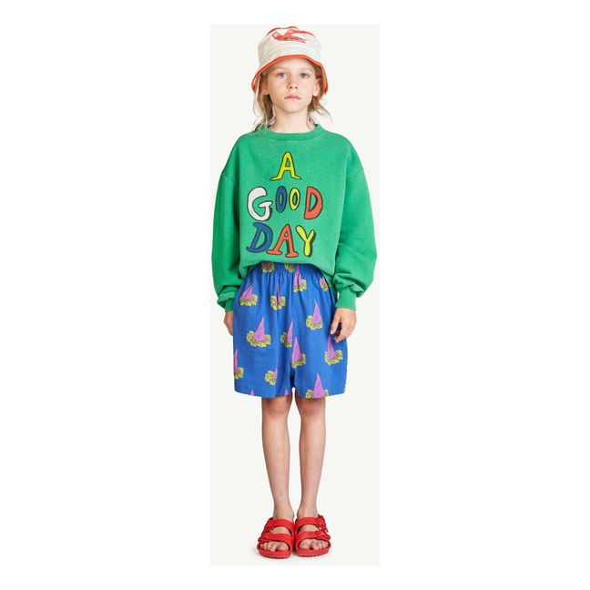 A Good Day Bear Sweatshirt | Green