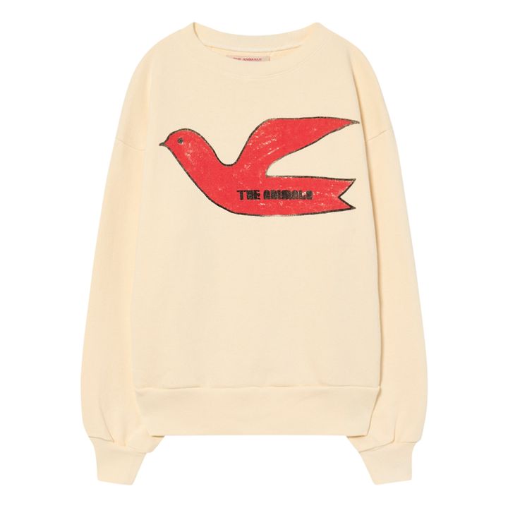 Bird Bear Sweatshirt | Beige- Imagen del producto n°0