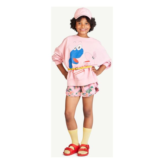 The Animals Bear Oversize Sweatshirt | Pink