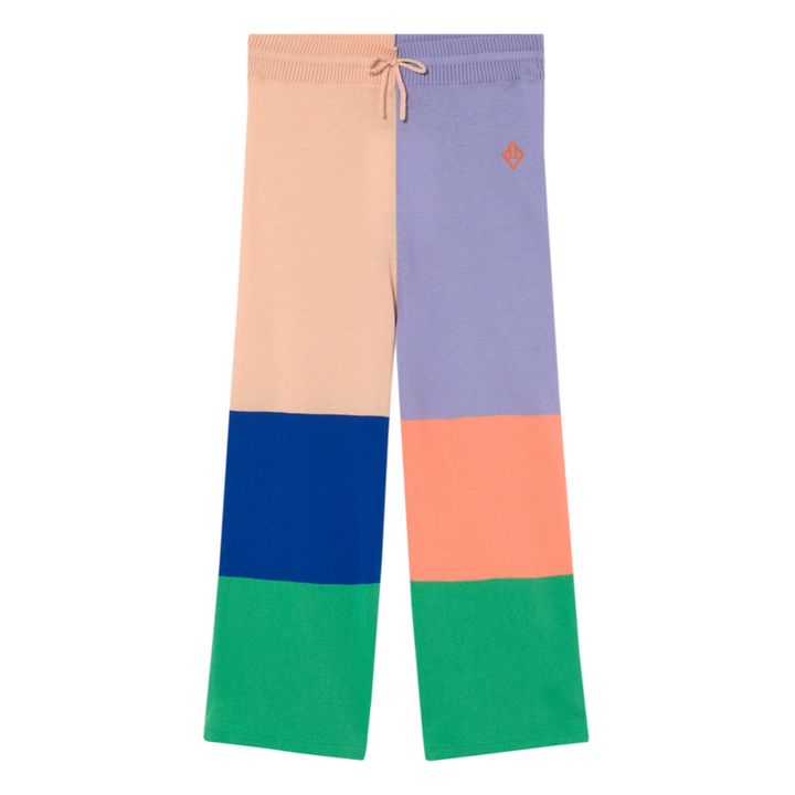 Color Block Crow Knit Trousers | Lila- Imagen del producto n°0