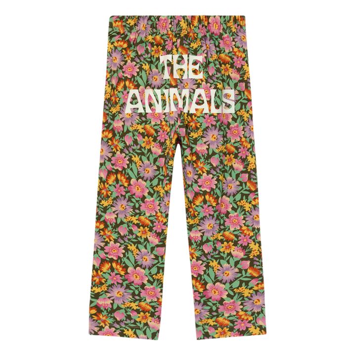 Camaleon Jersey Flower Print Trousers | Rosa- Imagen del producto n°3