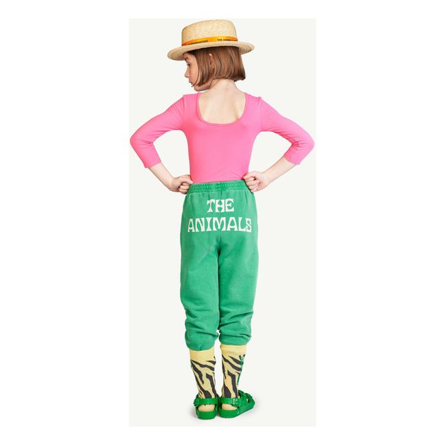 Pantaloni Jogger Logo Panther | Verde