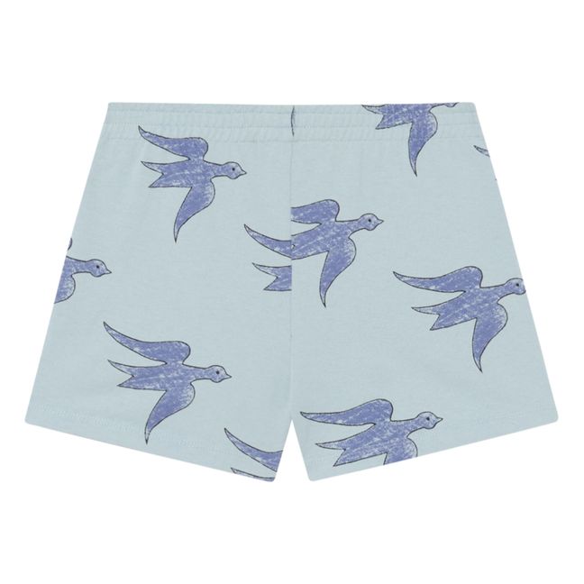 Birds Poodle Shorts | Azul