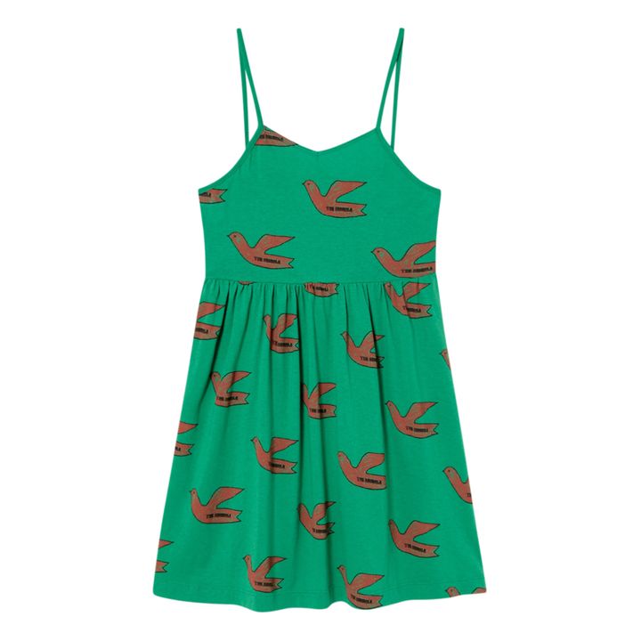 Otter Birds Dress | Verde- Imagen del producto n°0