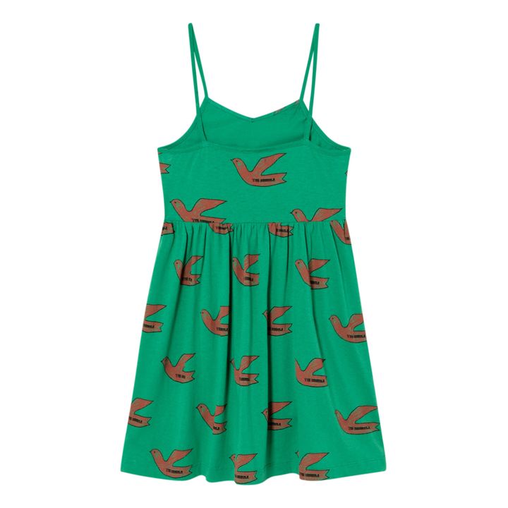 Otter Birds Dress | Verde- Imagen del producto n°3