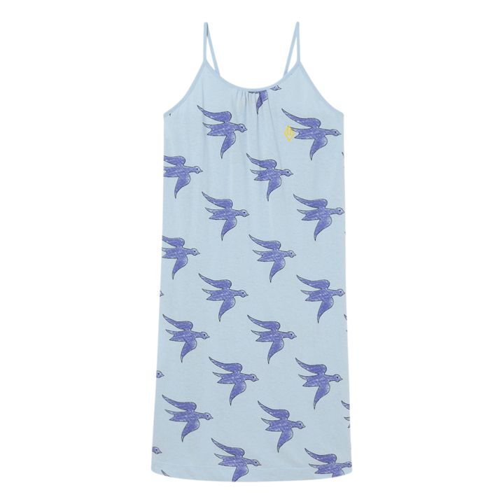 Gazel Birds Dress | Azul Cielo- Imagen del producto n°0