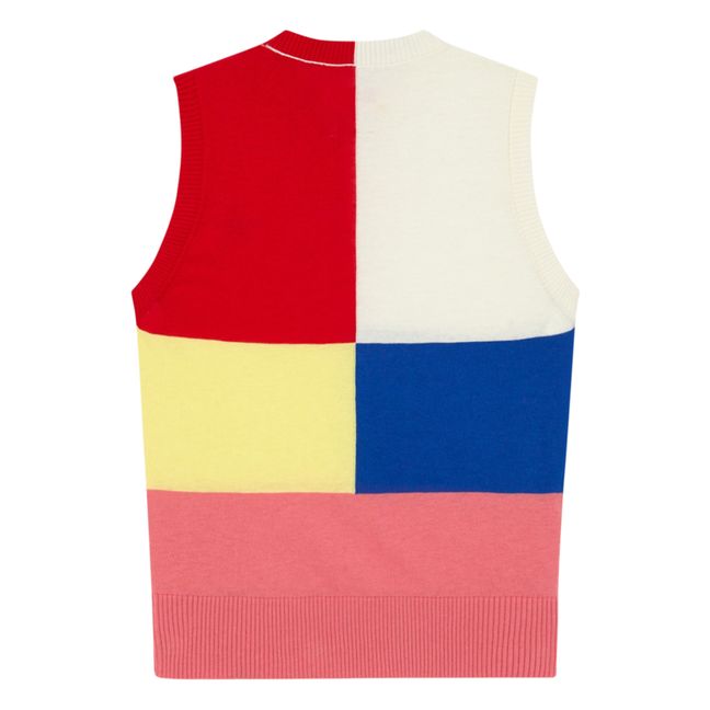 Parrot Colourblock Jumper | Pink