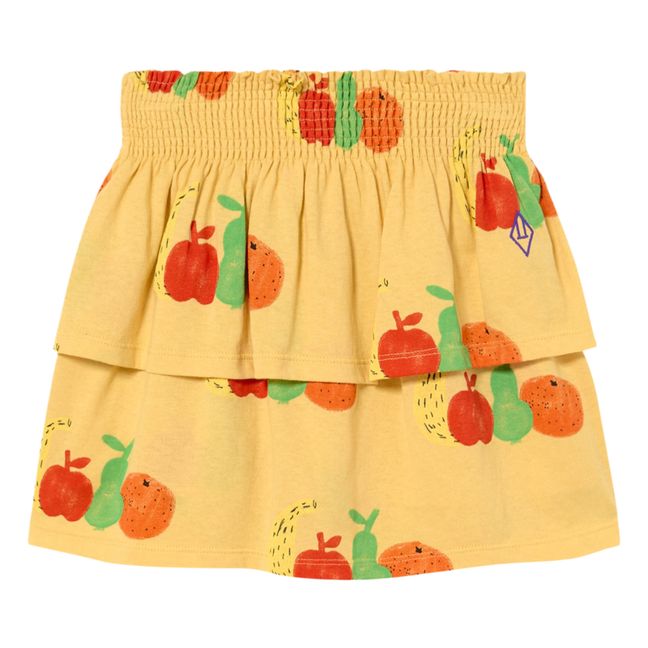 Kiwi Fruits Jersey Skirt | Amarillo