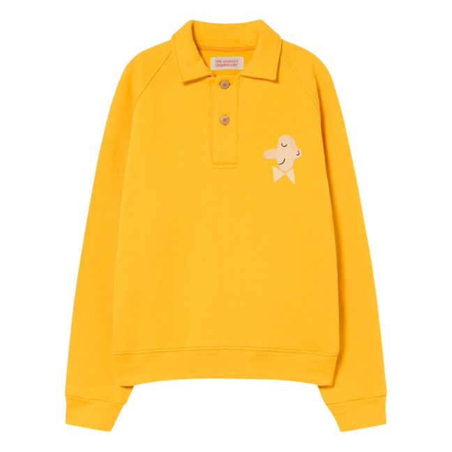 Seahorse Button-Up Jumper | Amarillo