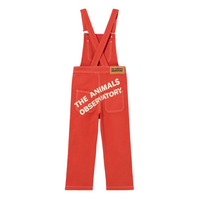 Mule Dungarees | Rosso
