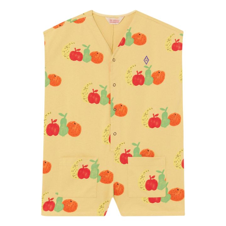 Fruits Ape Playsuit | Yellow- Product image n°0