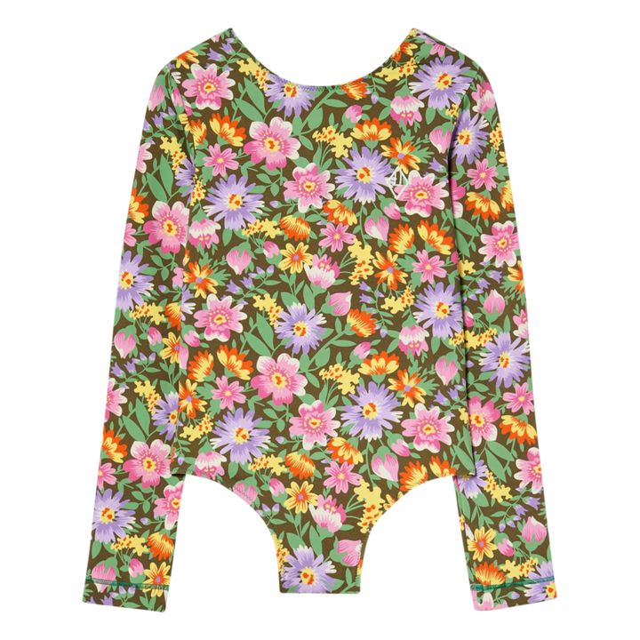 Badeanzug Blumen Clownfisch | Rosa- Produktbild Nr. 0