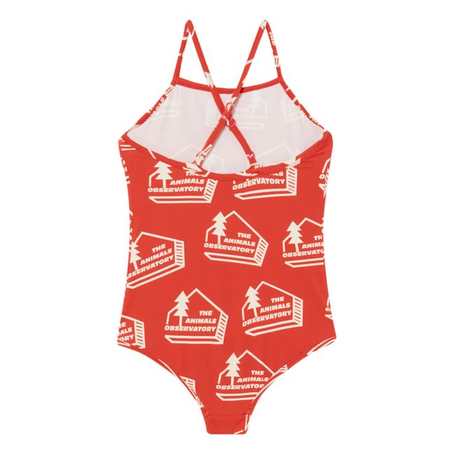 Maillot de Bain Une Pièce Trout | Rouge