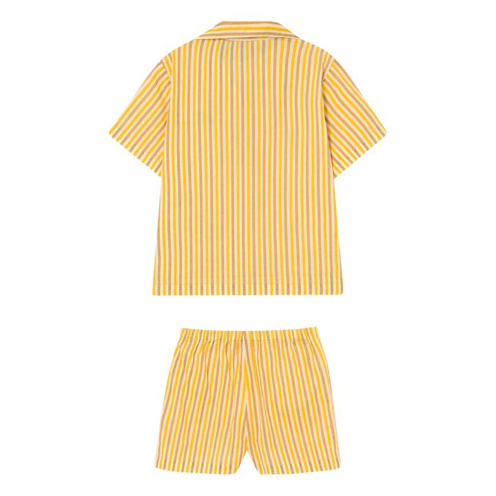 Magpie Striped Pyjamas | Yellow- Product image n°3
