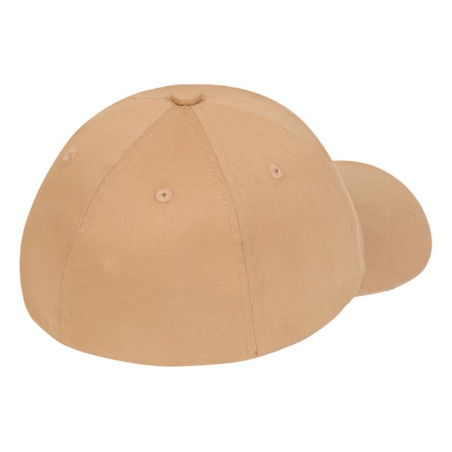 Hamster Logo Elastic Baseball Hat | Beige