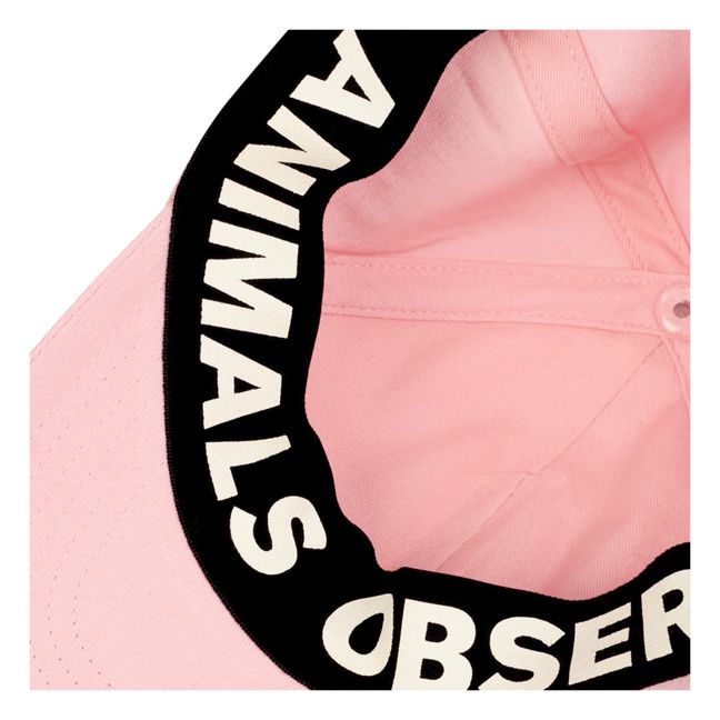 Hamster Logo Elastic Baseball Hat | Pink
