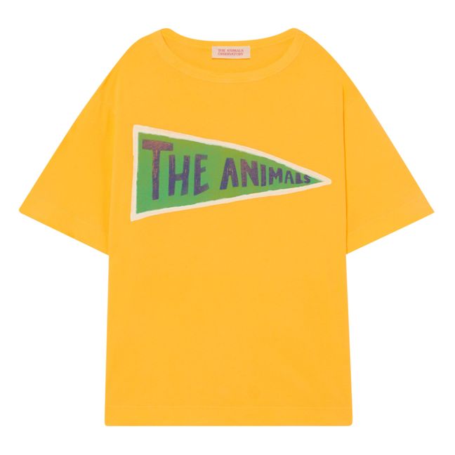 Oversize T-Shirt Hahn Exklusiv The Animals Observatory X Smallable | Gelb