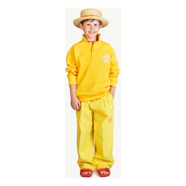 Seahorse Button-Up Jumper | Amarillo