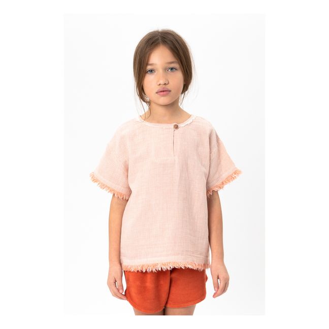 Camiseta de manga corta de algodón Orso | Naranja