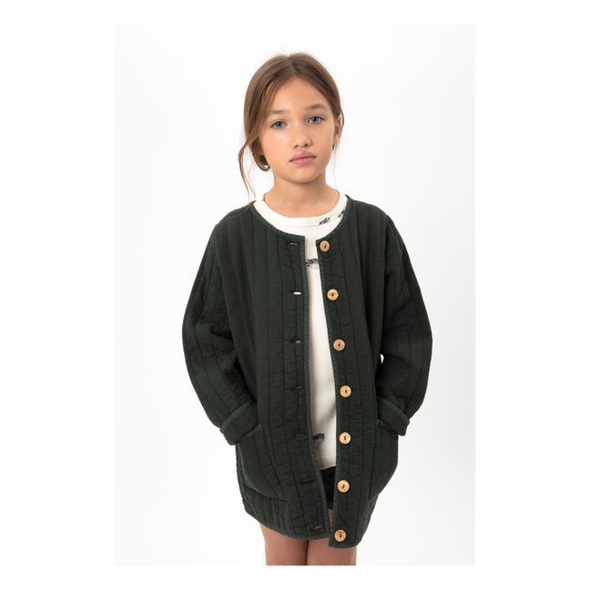Steppjacke Mahé aus Bio-Baumwolle | Dunkelgrün