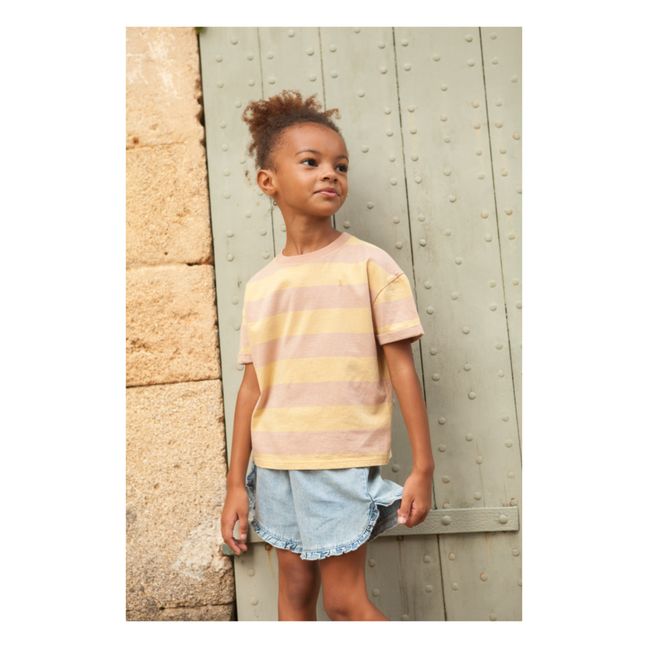 Amore Striped T-Shirt | Blassrosa