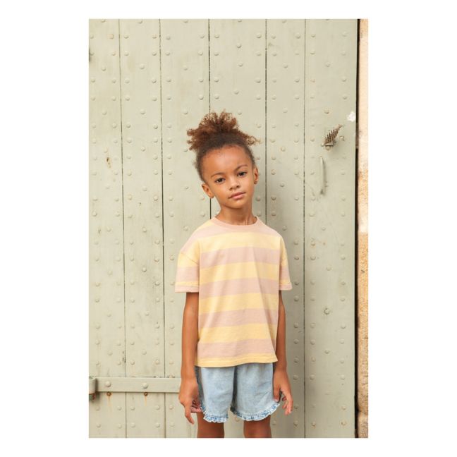 Amore Striped T-Shirt | Blassrosa