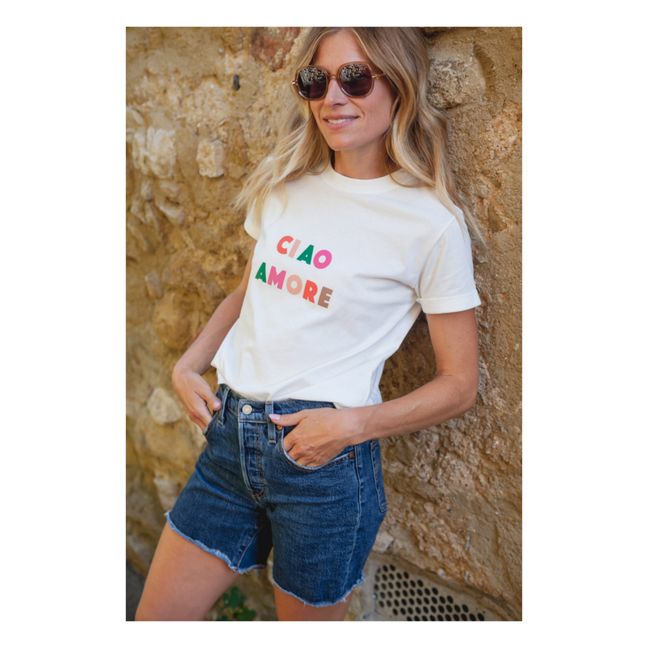 T-Shirt Coton Bio Joy - Collection Femme  | Bianco