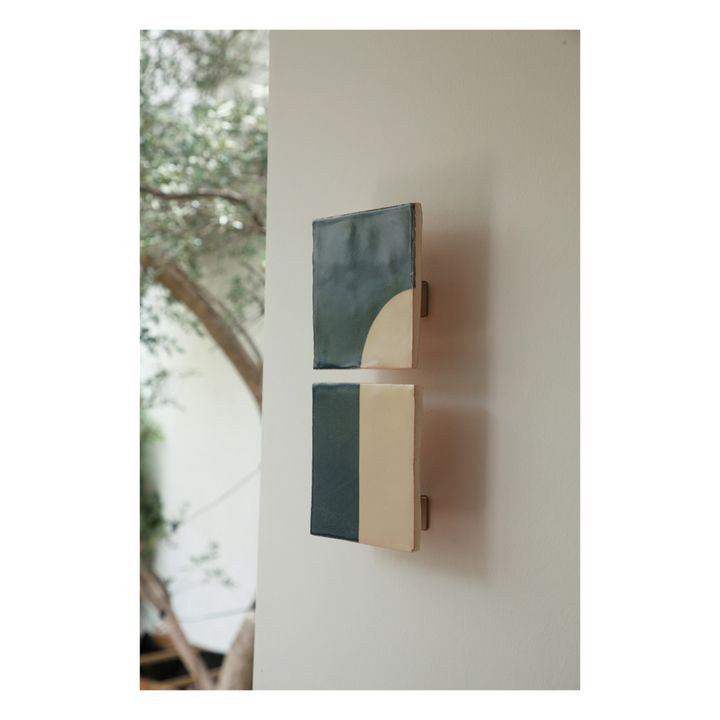 Wall Lamp Tiles - Set of 2 | Blue- Product image n°0