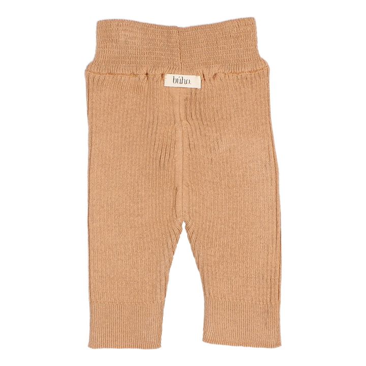 Organic Cotton Leggings - Caramel - 3-9y