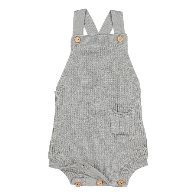 Salopette Coton Bio Maille | Sauge