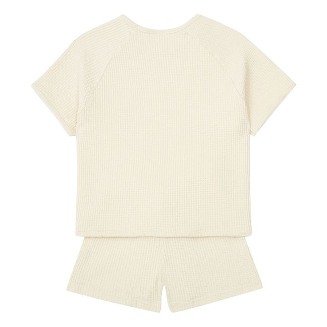 Exklusivität Gamin Gamine x Smallable - Set T-Shirt + Shorts Johnny | Seidenfarben