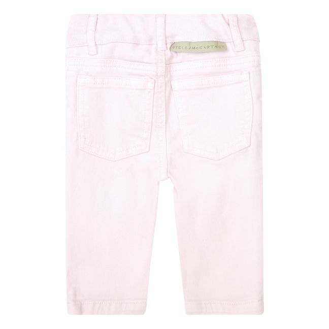 Lion Denim Trousers | Pink