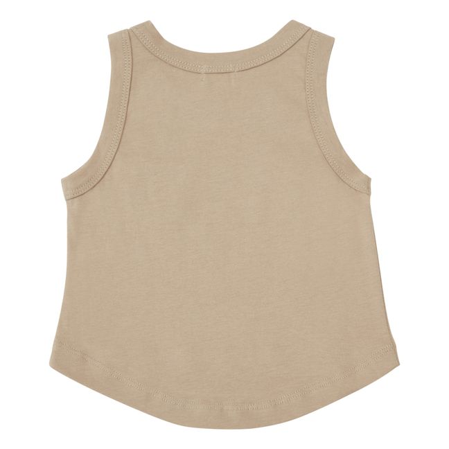 Tanktop aus Bio-Baumwolle | Beige