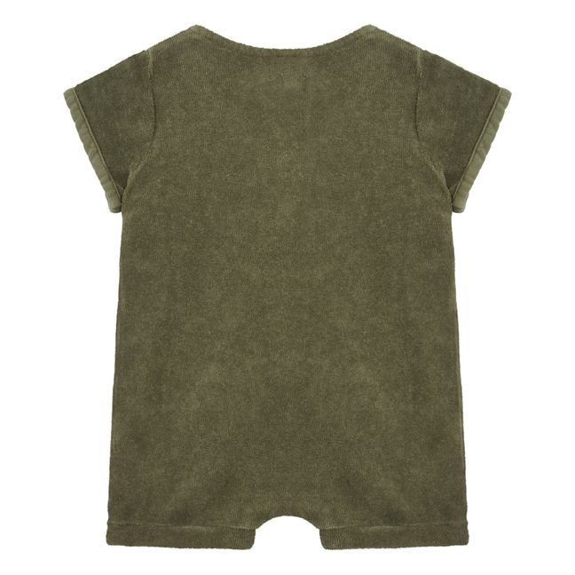 Daily Organic Cotton Playsuit | Khaki