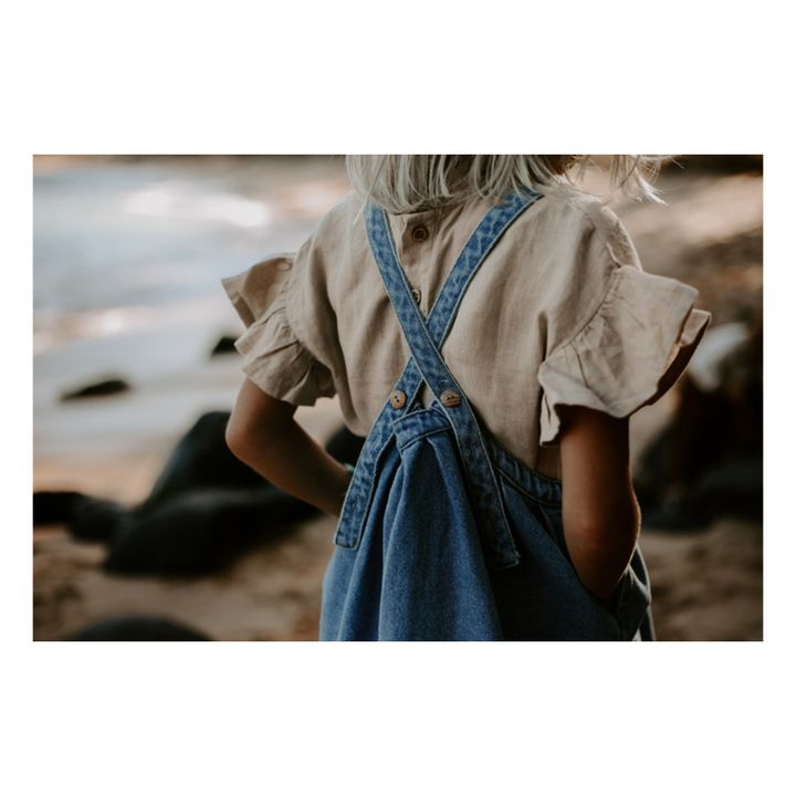 Louis Louise Folk Denim Dress