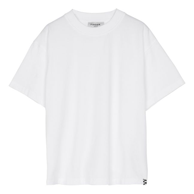 Camiseta Oversized algodón orgánico | Blanco