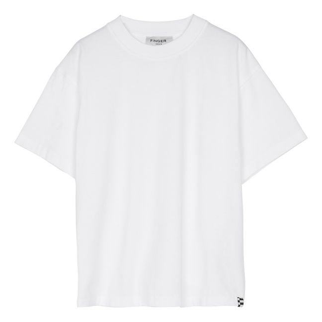 T-Shirt Oversized Bio-Baumwolle | Weiß
