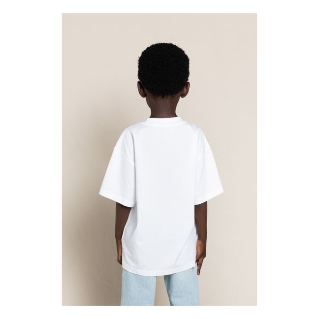 T-Shirt Oversized Bio-Baumwolle | Weiß