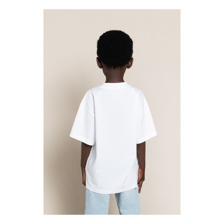 T-Shirt Oversized Bio-Baumwolle | Weiß- Produktbild Nr. 2