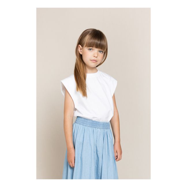 Canottiera in cotone bio | Bianco