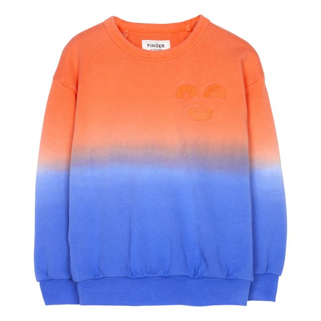 Wave Tie-Dye Sweatshirt | Arancione