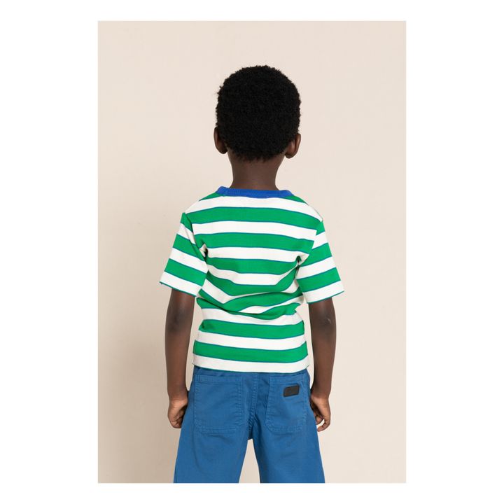 T-shirt Rayé Sailor | Vert- Image produit n°2