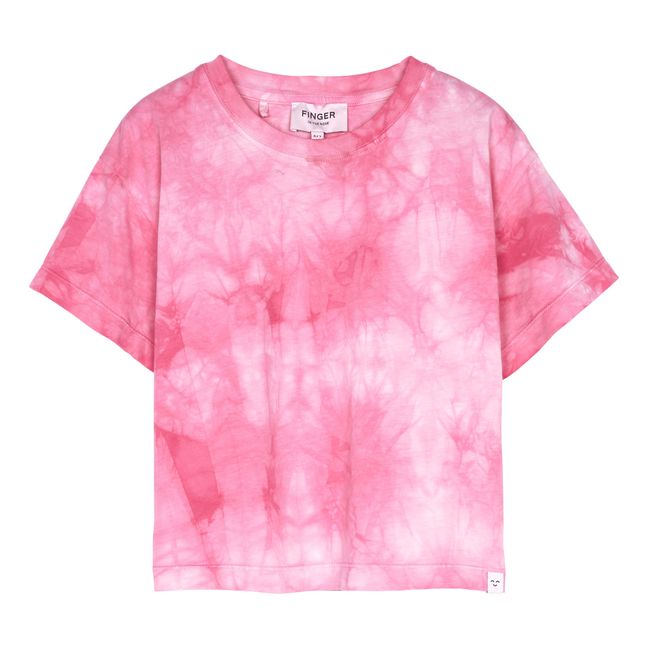 Queen Tie-Dye T-shirt | Fuchsia