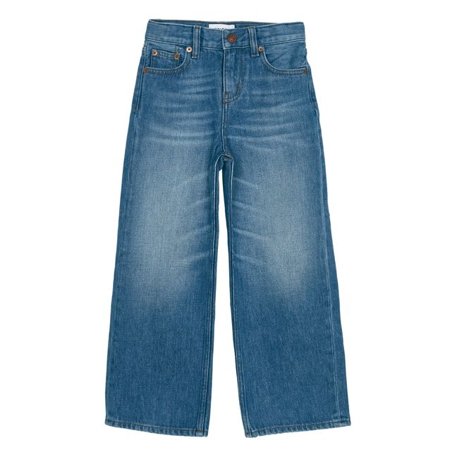 April Wide Loose Jeans | Demin