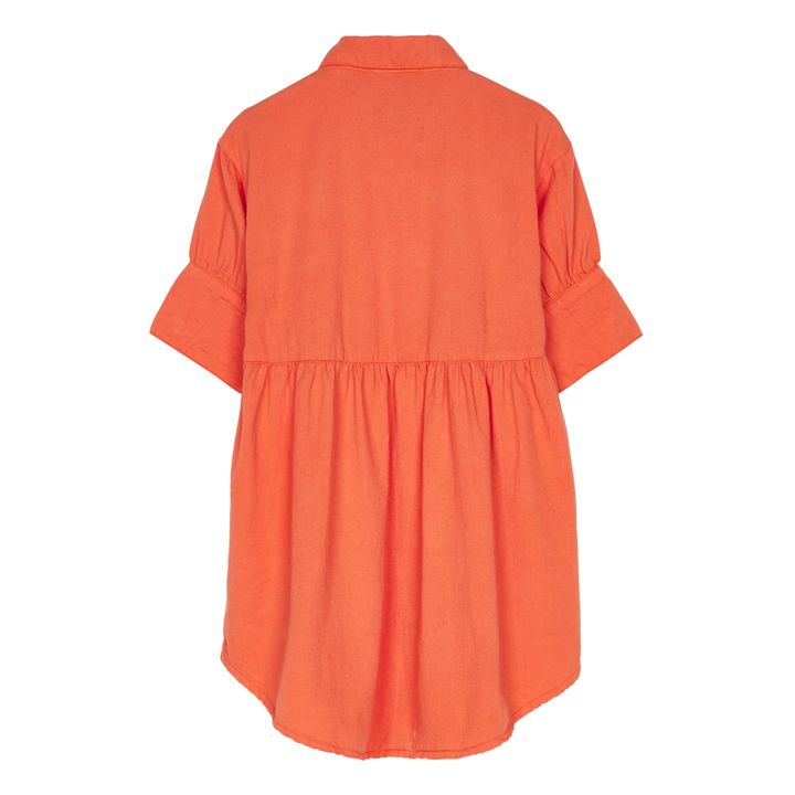 Sonya Shirt Dress | Orange- Product image n°3