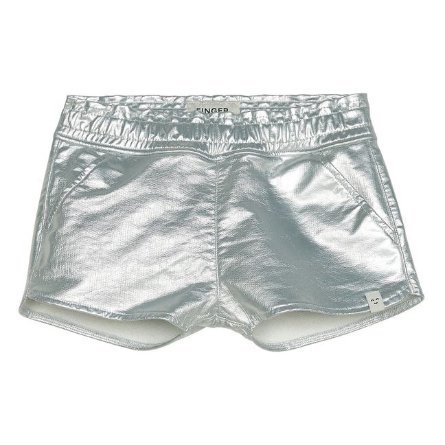Holiday Metallic Shorts | Silber